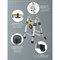 Телескопическая лестница-стремянка Forsage F-UP130-M - фото 15248101