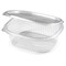 Одноразовый контейнер овальный 500 мл, С КРЫШКОЙ ЮП-РКС, КОМПЛЕКТ 360 шт., прозрачный ПЭТ, ЮПЛАСТ, ЮУПМ6131 - фото 15280313