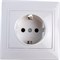 Одноместная розетка Generica РС10-3-КБ КВАРТА - фото 15639485