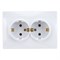 Двойная розетка INTRO Plano - фото 15659795