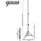 Напольная тренога GAUSS 68 см-200 см - фото 15674620