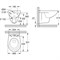 Напольный унитаз Grohe Bau Ceramic - фото 15694679
