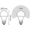 Лампа GAUSS LED A60 globe 12W E27 3000K - фото 15725339