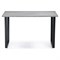 Деревянный стол Woodville Лота Лофт 120 25 мм черный матовый / бетон - фото 15725784