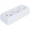 Трехместная розетка UNIVERSAL Олимп - фото 15733477