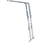 Алюминиевая двухсекционная шарнирная лестница Алюмет Серия Т4 - фото 15783768