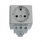 Розетка BYLECTRICA РР16-9122 серый - фото 15844948