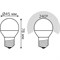 Светодиодная лампа GAUSS LED Globe E27, 6.5W, 100-240 В, 2700K - фото 15880645