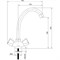 Двуручный смеситель для мойки Juguni JGN0430 - фото 15915517