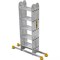 Алюминиевая двухсекционная шарнирная лестница Алюмет Серия Т4 - фото 15918187