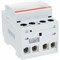 Модульный контактор ABB 40А АС-1, 4НО, катушка 230В AC/DC - фото 15940386