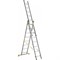 Профессиональная трехсекционная лестница Алюмет P3 9308 - фото 15948400