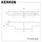 Ручки Kerron RT-001-400 - фото 15956670
