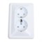 Двухместная розетка Generica ВЕГА РСш12-3-ВБ - фото 15978269
