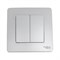 Двухклавишный переключатель Systeme Electric Blanca - фото 16024362