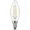 Лампа GAUSS LED Filament Candle E14 5W 2700К - фото 16036869