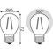 Лампа GAUSS LED Filament Шар - фото 16159093