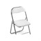 Стул Woodville Fold 1 складной white / chrome - фото 16176284