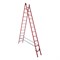 Универсальная двухсекционная диэлектрическая лестница-стремянка Антиток ССД-У - фото 16198390