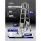 Телескопическая алюминиевая двухсекционная лестница-стремянка Forsage F-UP410-2 - фото 16222020