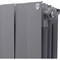 Биметаллический радиатор Royal Thermo PianoForte 300/Silver Satin - фото 16236724