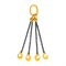 Цепной четырехветвевой строп LITELIFT 4СЦ - фото 16262968