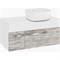 Подвесная тумба под умывальник Moduo Square 50/Гамма 56 Runo Вудлайн 100 - фото 16295904