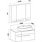 Подвесная тумба под умывальник Moduo Square 50/Гамма 56 Runo Вудлайн 100 - фото 16295913