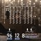 Гирлянда Neon-Night ДОЖДЬ занавес 1,5х1 м, прозрачный ПВХ, 96LED белые IP20 - фото 16296694