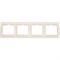 Горизонтальная четырехместная рамка Generica КВАРТА - фото 16386576