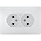 Двойная розетка Luxar Novo - фото 16447029