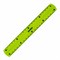 Линейка 20 см гибкая ЮНЛАНДИЯ "FLEX", пластиковая, тонированная, зеленая, 210758 - фото 16499098