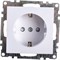 Одноместная розетка Stekker GLS16-7110-01 Катрин - фото 16509516