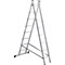 Алюминиевая двухсекционная лестница UFUK 411208 - фото 16533843