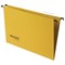 Подвесные папки А4/Foolscap (406х245 мм), до 80 листов, КОМПЛЕКТ 10 шт., желтые, картон, BRAUBERG (Италия), 231794 - фото 16563170
