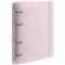 Тетрадь на кольцах А5 175х220 мм, 120 л., пластик с блестками, с резинкой и разделителями, BRAUBERG, Розовый, 404634 - фото 16565743