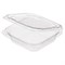 Одноразовый контейнер квадратный 250 мл, С КРЫШКОЙ, ЮП-РКСП, КОМПЛЕКТ 400 шт., прозрачный, ПЭТ, ЮПЛАСТ, ЮУПМ6011 - фото 16567434