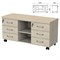 Тумба-креденция "Приоритет" 1200х446х600 мм, 6 ящиков, кронберг, (КОМПЛЕКТ) - фото 16569361