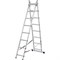Алюминиевая двухсекционная лестница Сибртех 97908 - фото 16593454