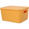 Корзина пластиковая для хранения HANDY HOME Оптима, Д265 Ш185 В100, желтый - фото 16613028