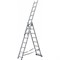 Трехсекционная алюминиевая лестница SMARTY SN011-308 - фото 16643487