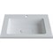 Прямоугольная полувстраиваемая раковина для ванной uperwood Modul_65 см - фото 16651719