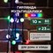 Гирлянда Neon-Night мультишарики d=23 мм 10м 80LED RGB, черный ПВХ - фото 16654708