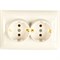 Двухместная розетка Кунцево-Электро СЕЛЕНА РС16-372 - фото 16755695