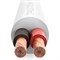 Акустический кабель PROCAST cable SJW 14.OFC.2,077.5 14AWG 2x2,077мм2, PVC, белый, 5 м - фото 16771742