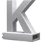 Светодиодная буква ABCMIX К - фото 16826432