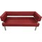 Трехместный диван Мягкий Офис красный - фото 16831872