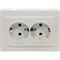 Встраиваемая двойная розетка Retic technolink Electric - фото 16847400