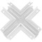 X-образный соединитель для треков Ambrella light TRACK SYSTEM - фото 16854955