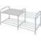 Этажерка Nika НИКА "Люкс" ЭТЛ1-1 ЭТЛ1-1/МС светло-серый/матовый серый - фото 16867331